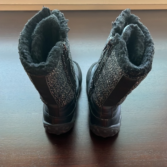 Little Girls U.S. Polo Assn Snow Boots Black Size 7 - Picture 3 of 9